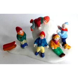 Vintage Lemax Old World Village Porcelain Giant Snowball